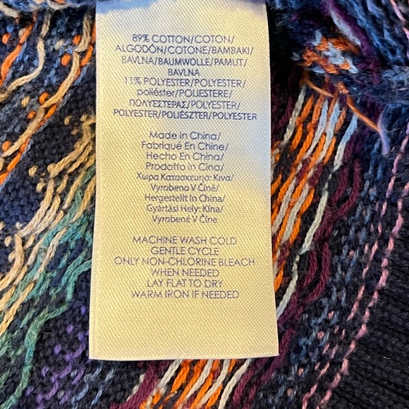 Chaps Fair Isle Knit Sweater, Medium - Picture 5 of 6